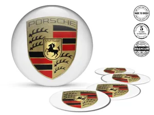 Porsche Decalcomania Cerchio Ruota Edizione Cupola Top